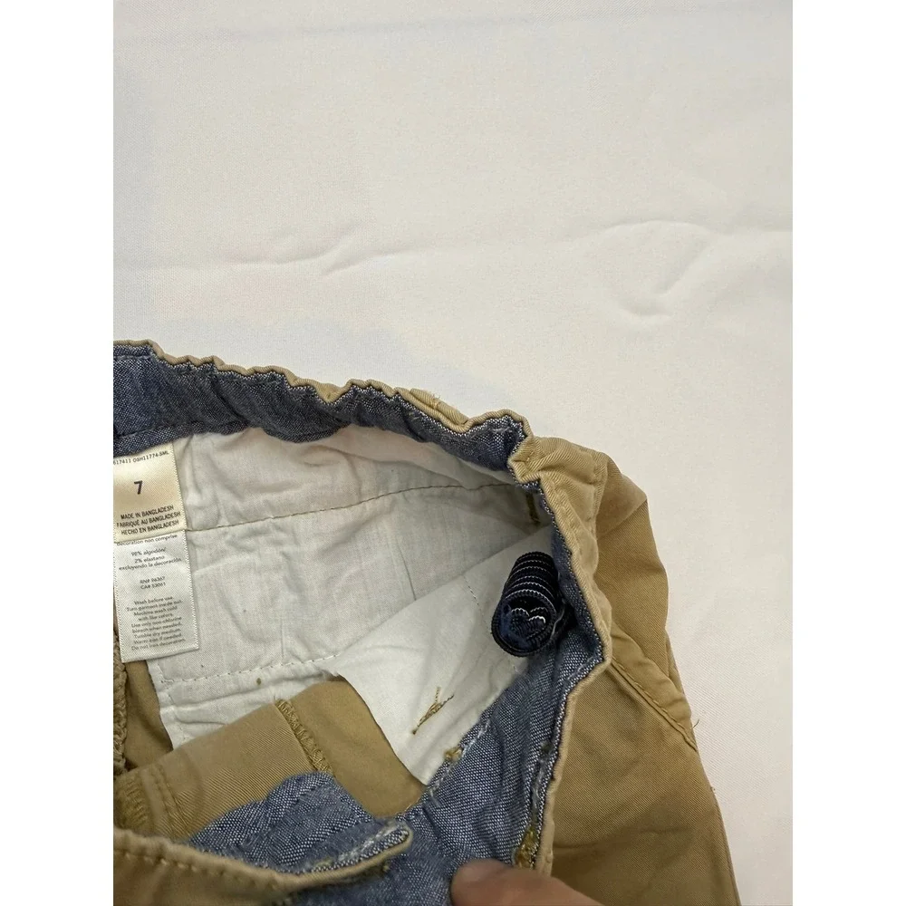 OLD NAVY OSHKOSH Boys 7 Straight Adjustable Waist Bundle Slim Jeans Khakis P2